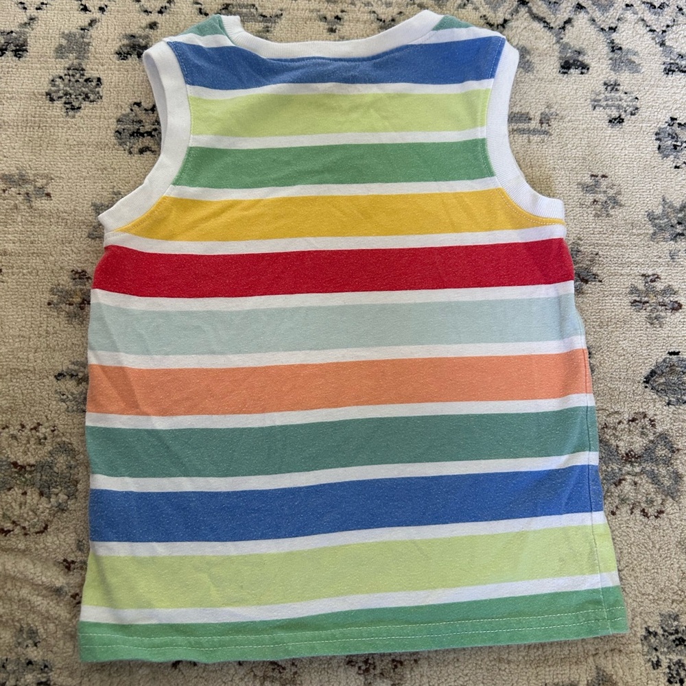 Colorful Striped Kids Tank Top